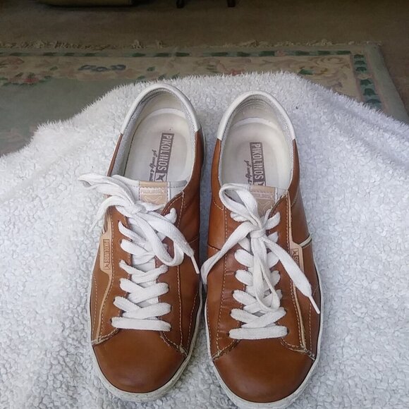 PIKOLINOS LANZAROTE Women's Leather Sneakers- Size EU 38 - Picture 1 of 13